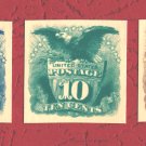 USA. 1881. Eagle and shield. Atlanta Trial Color. 127TC4. (REPLICA). OLD PAPER.