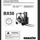 Komatsu BX50 Series Forklift Parts Catalog PDF Download FG25T-16 FD30T-16 FD28T-16