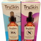 TruSkin Face Serum Duo Hyaluronic Acid & Niacinamide B3 - NEW - 1 FL OZ  2PACK