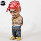 Hip Hop Rapper Figurines Snoop Dogg & Biggie Smalls Resin Ornaments