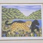 Branko Paradis Ltd Ed Leopard & Black Panther 7/950 Naive Art African Collection