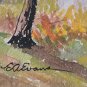 Rare 1974 E.G Evans Arundel Romarc Bridge Sussex, New Jersey Watercolor Painting