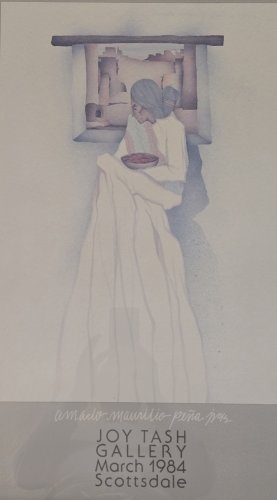 Scarce 1984 Amado M Pena Jr. Joy Tash Gallery Exhibition Art Poster Print