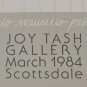 Scarce 1984 Amado M Pena Jr. Joy Tash Gallery Exhibition Art Poster Print