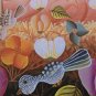 Rare & Original Robert Damour Tropical Landscape Haitian Naif Folk Art Painting