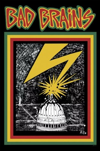 Bad Brains Rock Heavy Metal Black Memorabilia Reggae Band Framed Capital Poster