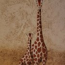 Signed Lydia Cooper - Two Giraffes - Textured Art Mixed Media Painting on canvas Signed Lydia Cooper - Two Giraffes - Textured Art Mixed Media Painting on canvas