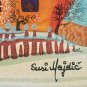 Signed Susi Majdic Winter Landscape Art Croatia Serbia Yugoslavia Painting