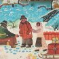 Signed Susi Majdic Winter Landscape Art Croatia Serbia Yugoslavia Painting