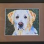 Framed Labrador Retriever Watercolor Art Print by Ron Krajewski