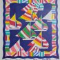Hand Signed Michele Lavalette RACE IN ANGUILLA Lithograph Art Sailing Poster