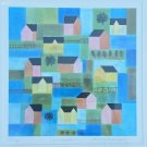 Signed Aino Myllykangas "Vacation Times" 26/190 Color Lithograph Print Finland