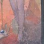 Rare Signed Mario Gordillo Untitled Surreal Art Painting Listed Artist Equador