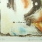 1976 HAND S/N JUNSUKE WATARAI "GREEN HARMONY" JAPAN WOODBLOCK ART ETCHING