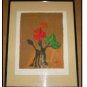 SIGNED ONOFRE FRIAS "FLOR DE CAYENA" ARTIST PROOF PRINT VENEZUELA LATIN ART