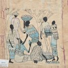 Original Kenyan Art AFRICAN WOMEN  Textile Batik Painting on Cotton Africa