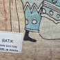 Original Kenyan Art AFRICAN WOMEN Textile Batik Painting on Cotton Africa