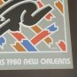 1980 Original Robert Gordy New Orleans Mardi Gras Poster Art Black Memorabilia