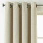 (1) JCPenney JCP Home Wallace SOFT PLATINUM BEIGE Blackout Grommet Curtain 50x95