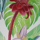 Rare Hand Signed & Numbered GUY HARVEY 41/200 Pink Hummingbird Vintage Art Print