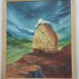 Rare Signed Otto Fonseca Ceciliano Mixed Media Vintage Painting Costa Rica