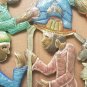 Original Jn David Remy Haitian Jesus Christ Nativity Metal Painted Drum Wall Art
