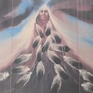 Framed Frank Howell Spirit of The West Native American Indian Chief Poster Art
