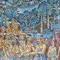 RARE SIGNED KT DELEK TEGALLALANO BALI BALINESE HINDU JAVANESE FOLK ART PAINTING
