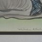 Rare 1982 Original Miriam Klubok Japanese Sensei Samurai Watercolor Art Painting