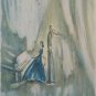 Hand Signed Joseph Kossonogi Signed Artist Proof Art Print Musical Duet Israeli