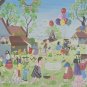 Signed Tomie DePaola 1934-2020 Original Watercolor & Ink Folk Art Painting