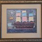 Manuel Mendive Hoyo Barco Negrero Slave Ship Cuban Contemporary Art Serigraph