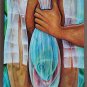 2013 Javier Martinez - Fisherman - Acrylic Latino Art Painting - JaviMart