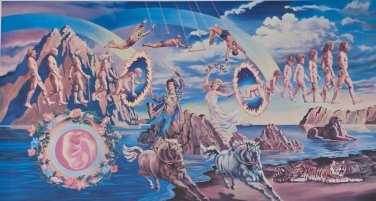 1990 The Doors - Full Circle - Vintage Poster Art Print - Joe Garrett - COA