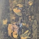 Georgi Daskaloff - IN AUTUMNE - Abstract Lithograph Mid Century Expressionism