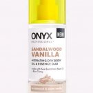 NEW (1) 0NYX Hydrating Dry Body Oil & Essence Duo Sandalwood & Vanilla 3.7 fl oz