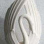 Haeger 1996 Ceramic Large Swan White Textured Finish Collectible Pottery Display