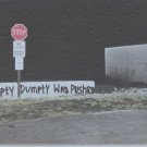 1983 Signed Alli Flager HUMPTY DUMPTY WAS PUSHED 40/100 Photographic Art Print