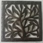 Original Johnson Augustin Haitian TREE OF LIFE Metal Painted Drum Wall Art HAITI