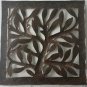 Original Johnson Augustin Haitian TREE OF LIFE Metal Painted Drum Wall Art HAITI