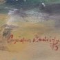 1995 Cupidon Rodrigue Haitian Countryside Landscape Painting Contemporary Art