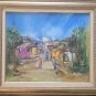 1995 Cupidon Rodrigue Haitian Countryside Landscape Painting Contemporary Art