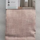 NEW (1) JCP Home Sullivan PINK BLUSH Blackout Grommet Curtain Panel 50 BY 95 NEW (1) JCP Home Sullivan PINK BLUSH Blackout Grommet Curtain Panel 50 BY 95