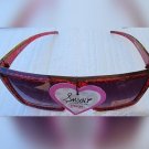 NEW Snooki RED UNION SQUARE 116-SNP-01 Women's Clear Sunglasses Nicole Polizzi
