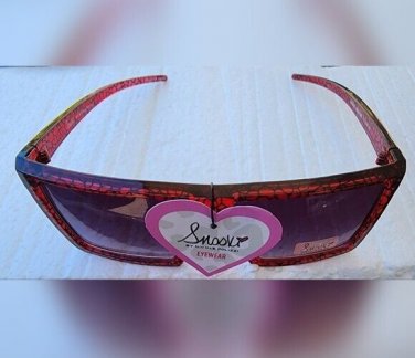 NEW Snooki RED UNION SQUARE 116-SNP-01 Women's Clear Sunglasses Nicole Polizzi