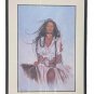 Framed & Signed Penni Anne Cross 291/475 Half Breed I Lithograph Art Print COA