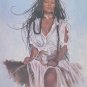 Framed & Signed Penni Anne Cross 291/475 Half Breed I Lithograph Art Print COA