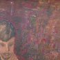 Signed P.  Titlebaum Untitled/ Brothers - Richard Titlebaum Acrylic Art Painting