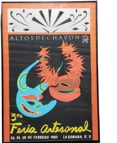 1983 Betsy Arvelo - Altos De Chavon 3rd Annual Feria Artesanal Silkscreen Print