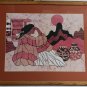 Signed Goldfarb Ltd Ed 393/650 Native American Indian Woman Lithograph Art Print